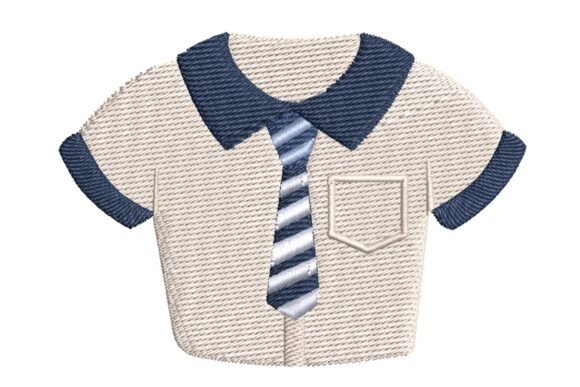Boy's School Uniform Shirt and Tie
