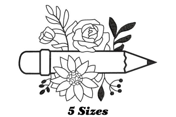 Floral Pencil: A Seasonal Embroidery Gem