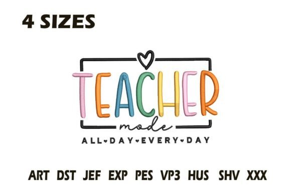 Teacher Mode Embroidery Design File